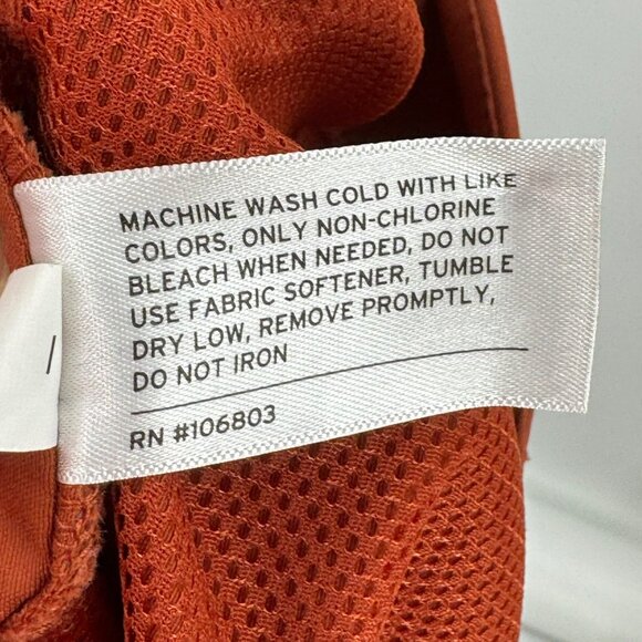 Duluth Womens Rust Brown Flat Front Utility Shorts Size 12 Durable Cotton Blend - Picture 6 of 7